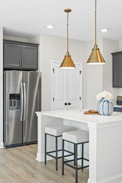Representative furnished interior of a home built from the Montague by McKee Homes in Anchors Bend Townes, Wilmington (Image 17).