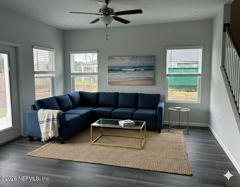Furnished interior view inside a new home in , Jacksonville (Image 5).