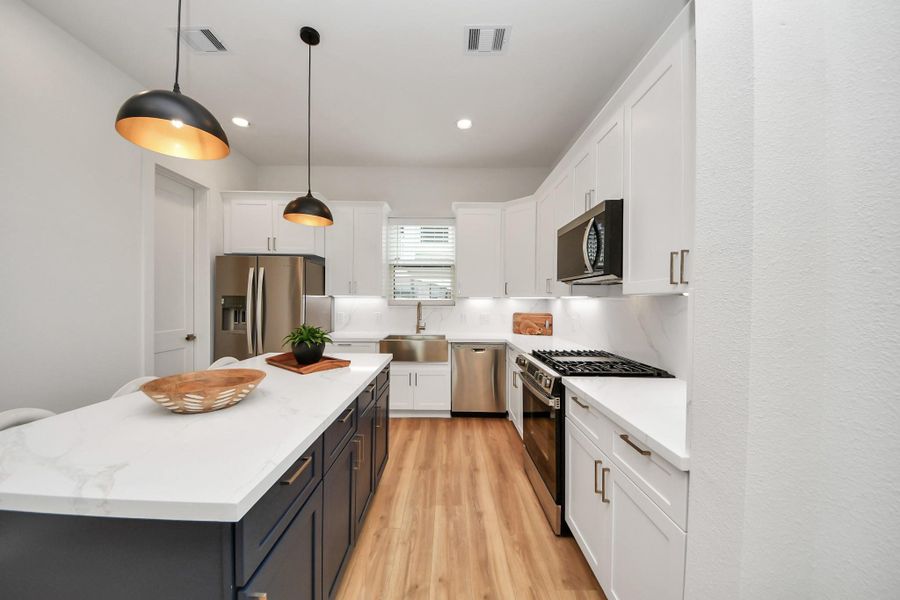 Furnished interior view inside a new home in , Houston (Image 15).