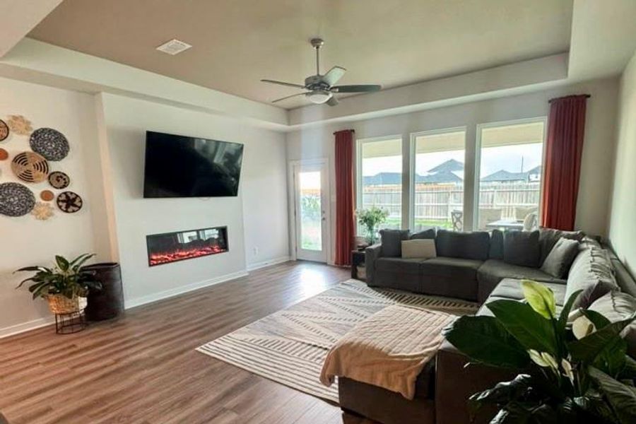 Furnished interior view inside a new home in , Cypress (Image 8).
