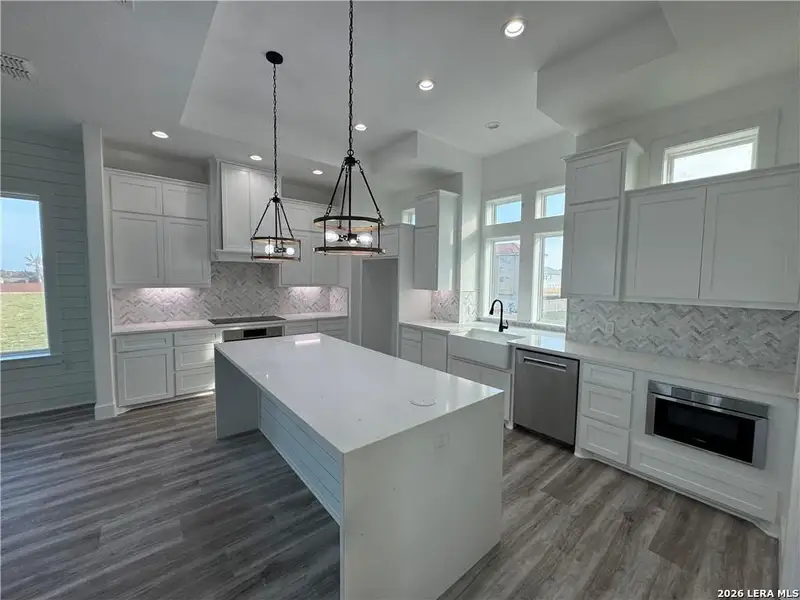 Furnished interior view inside a new home in , Port Aransas (Image 11).