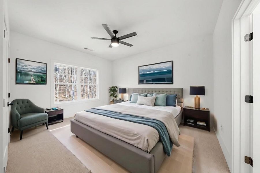 Furnished interior view inside a new home in , Canton (Image 5).