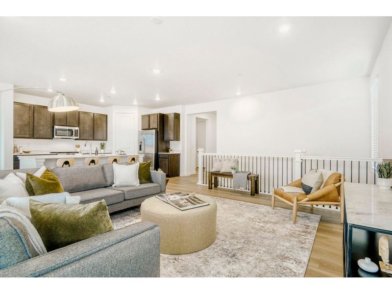 Furnished interior view inside a new home in Sunset Village, Erie (Image 8).
