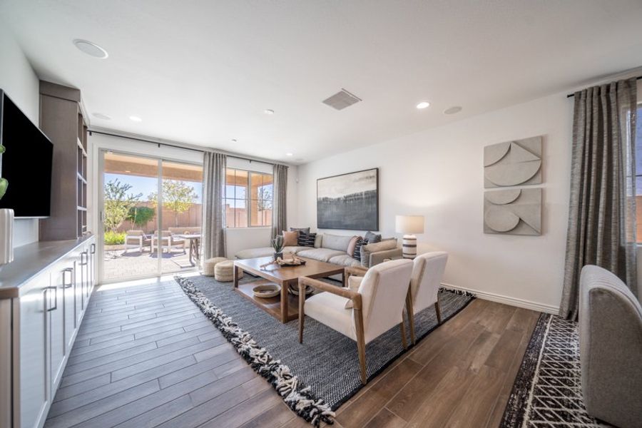 Furnished interior view inside a new home in Hawes Crossing, Mesa (Image 8).