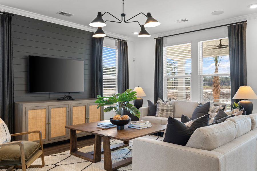 Representative furnished interior of a home built from the The Redbud by Chesapeake Homes in Coastal Club of the Carolinas, Calabash (Image 8).
