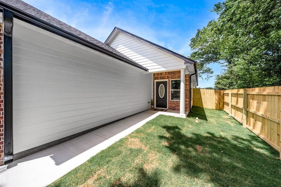 Exterior details and patio area of a home in , Sulphur Springs (Image 4). Exterior details and patio area of a home in , Sulphur Springs (Image 4).