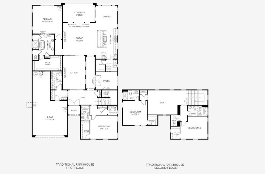 2D floor plan layout for the 1121 by Woodside Homes in 33 North, Gilbert, AZ (Image 3).
