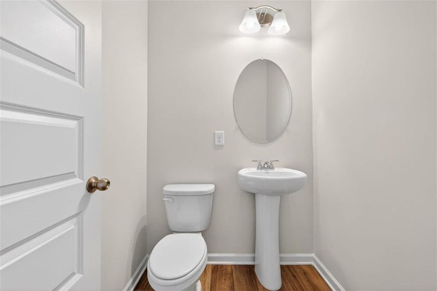 Furnished interior view inside a new home in Townes At The Stiles, Cartersville (Image 5).