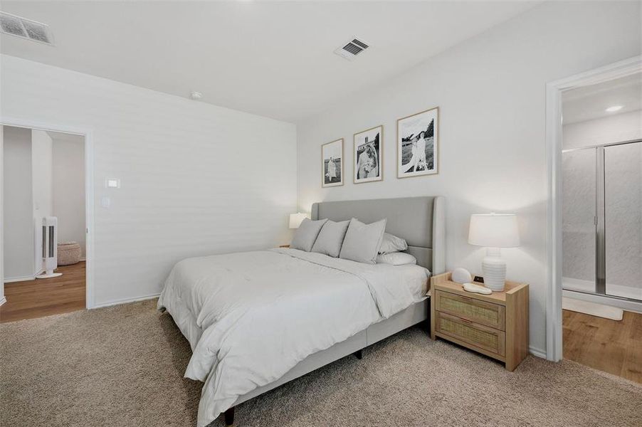 Furnished interior view inside a new home in Three Oaks, Sherman (Image 29).