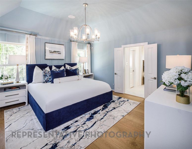 Furnished interior view inside a new home in Bridgeland Central: The Villas, Cypress (Image 7). Furnished interior view inside a new home in Bridgeland Central: The Villas, Cypress (Image 7).