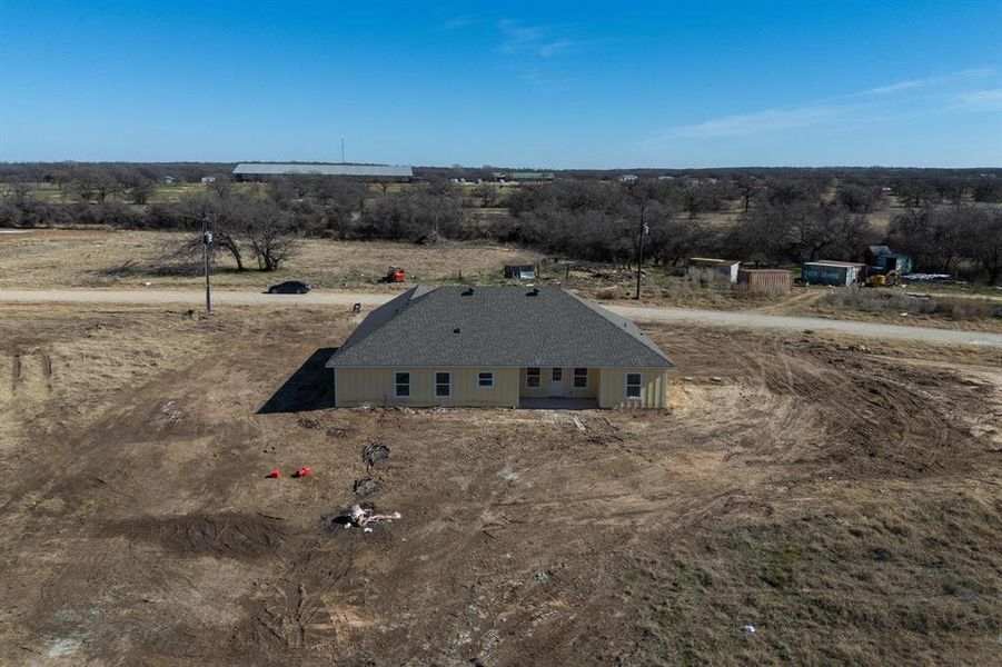 Bird's eye view with a rural view