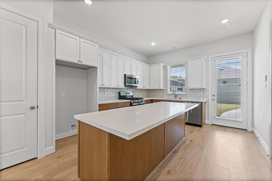 Furnished interior view inside a new home in , Pearland (Image 8).
