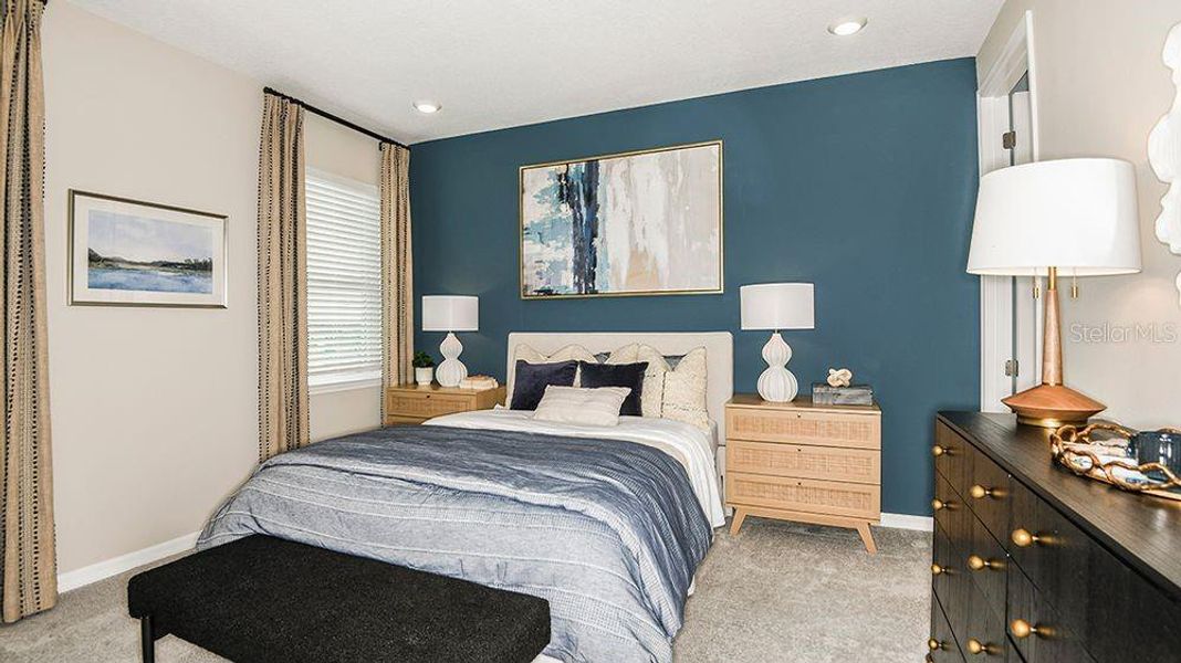 Furnished interior view inside a new home in Westview Community Group Page, Kissimmee (Image 21).