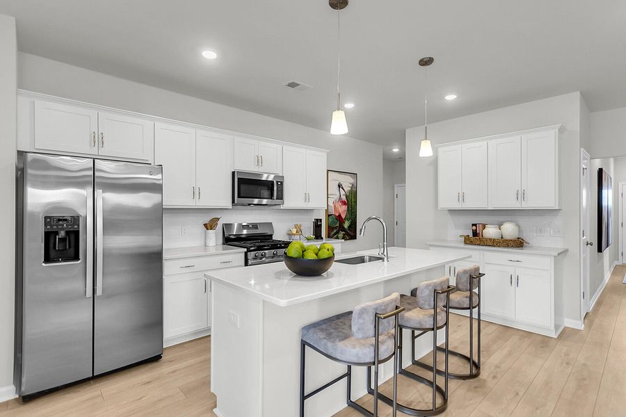 Furnished interior view inside a new home in , Summerville (Image 13).