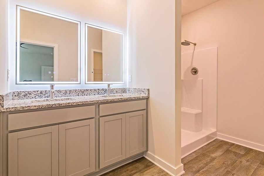 Furnished interior view inside a new home in The Woodlands Preserve, Jackson (Image 8).