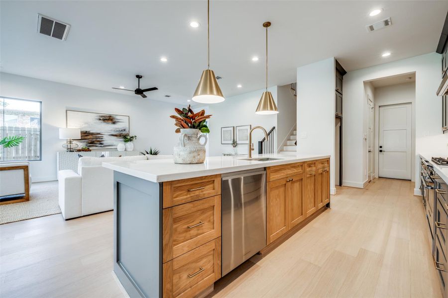 Furnished interior view inside a new home in , Houston (Image 6).