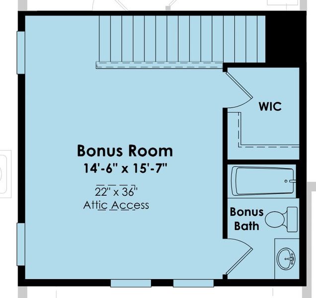 2D floor plan layout of this home in Esprit at Avenir, Palm Beach Gardens, FL (Image 5).