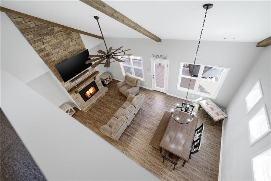 Furnished interior view inside a new home in , Waleska (Image 39). Furnished interior view inside a new home in , Waleska (Image 39).