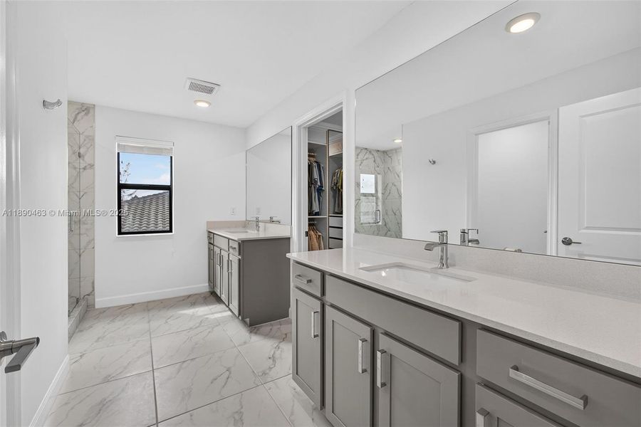 Furnished interior view inside a new home in , Royal Palm Beach (Image 13).