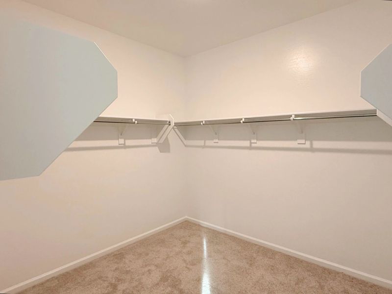 Primary walk in closet