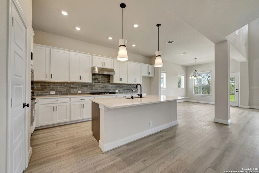Furnished interior view inside a new home in The Crossvine 55’, Schertz (Image 5).
