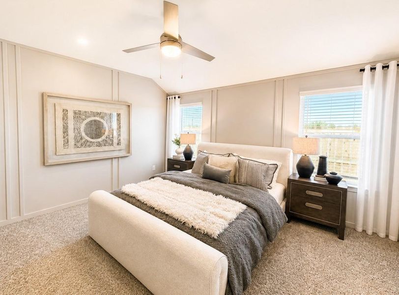 Furnished interior view inside a new home in , Houston (Image 8).
