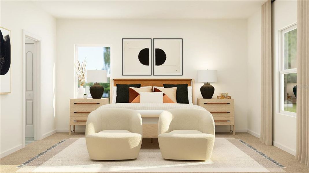 Furnished interior view inside a new home in Millwood, Ocala (Image 10).