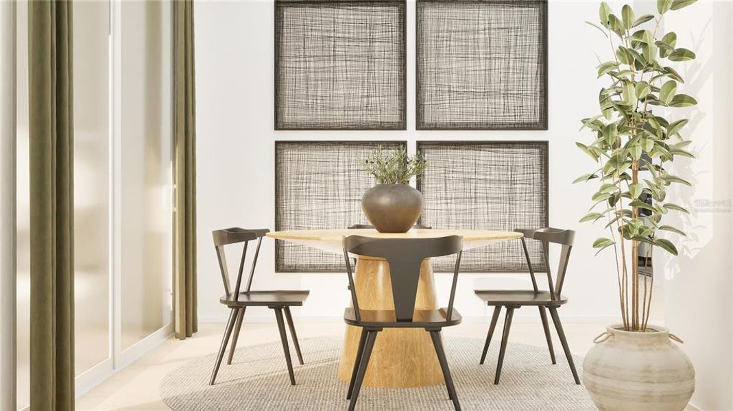 Furnished interior view inside a new home in Bridgewalk, St. Cloud (Image 9).