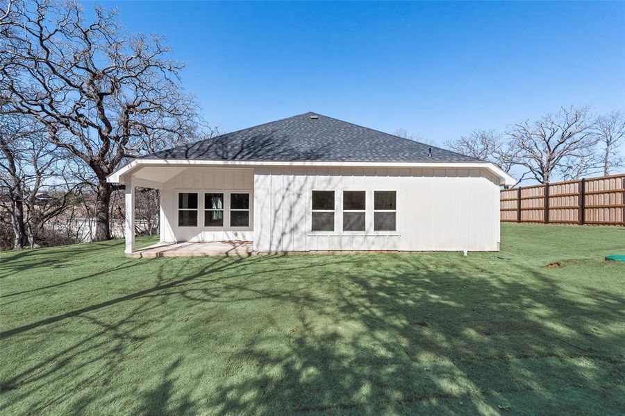 Exterior details and patio area of a home in , Azle (Image 4). Exterior details and patio area of a home in , Azle (Image 4).