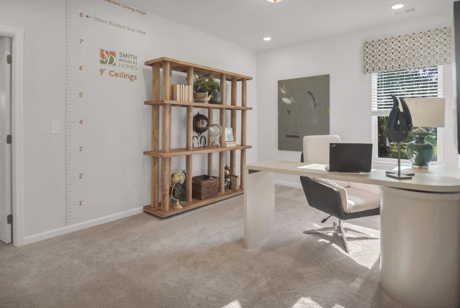 Furnished interior view inside a new home in Jackson Hills, Clarksville (Image 13).
