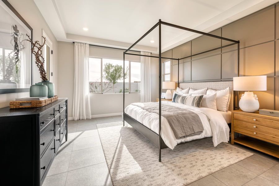 Representative furnished interior of a home built from the Juniper Plan 40-7 by Tri Pointe Homes in Soleo, San Tan Valley (Image 10).