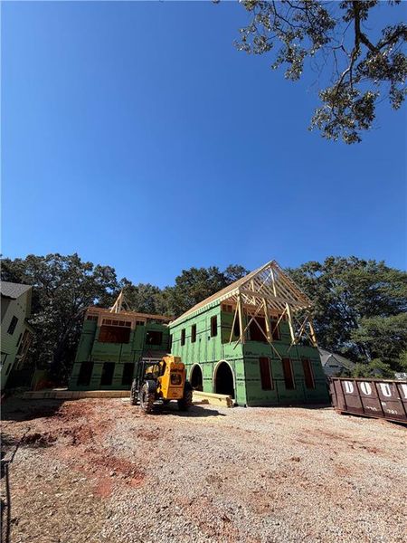 In-progress construction of a new home in , Decatur, GA (Image 16).