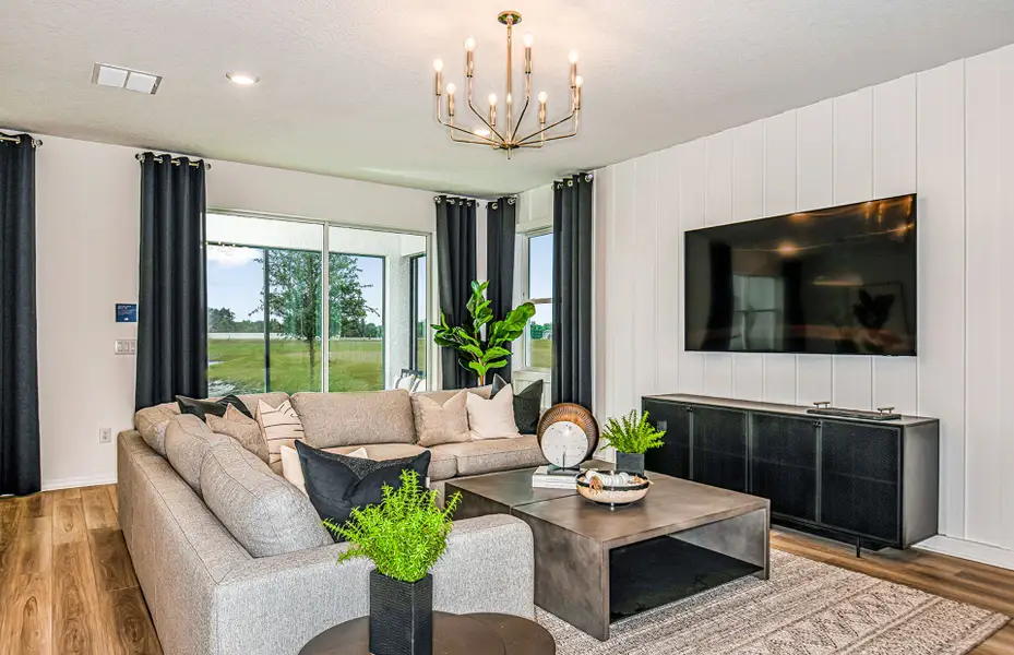Furnished interior view inside a new home in Twisted Oaks, Wildwood (Image 4). Furnished interior view inside a new home in Twisted Oaks, Wildwood (Image 4).
