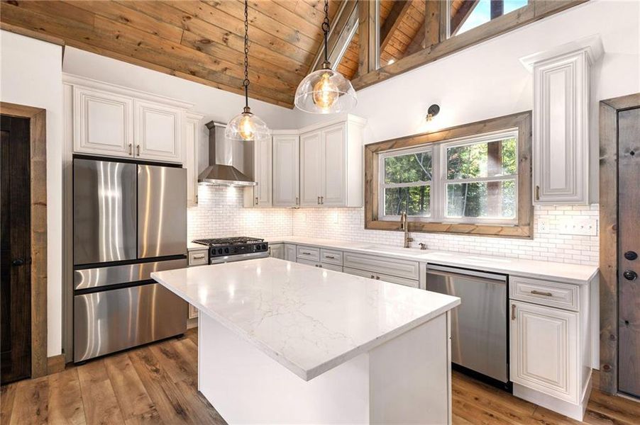 Furnished interior view inside a new home in , Ellijay (Image 10).