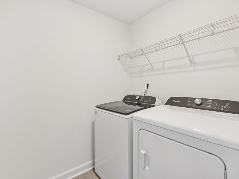 Laundry day just got easier with room to sort and organize your cleaning essentials. Laundry day just got easier with room to sort and organize your cleaning essentials.