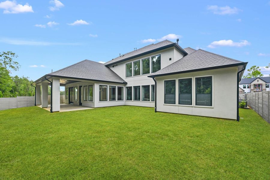 Exterior details and patio area of a home in Two Step Farm, Montgomery (Image 4).