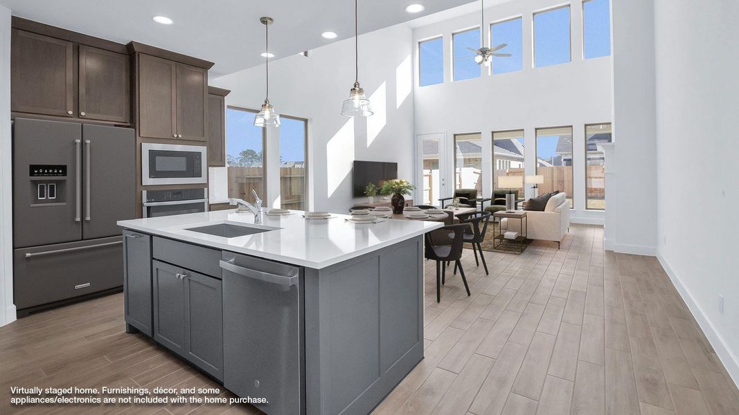 Furnished interior view inside a new home in Escondido, Magnolia (Image 7).