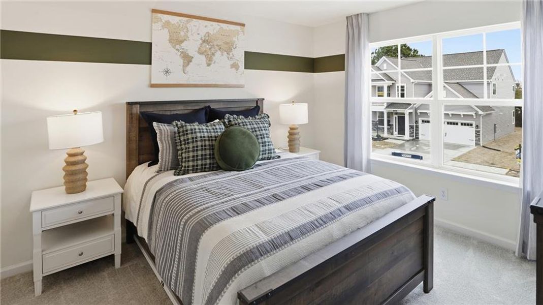 Furnished interior view inside a new home in , Dawsonville (Image 66).