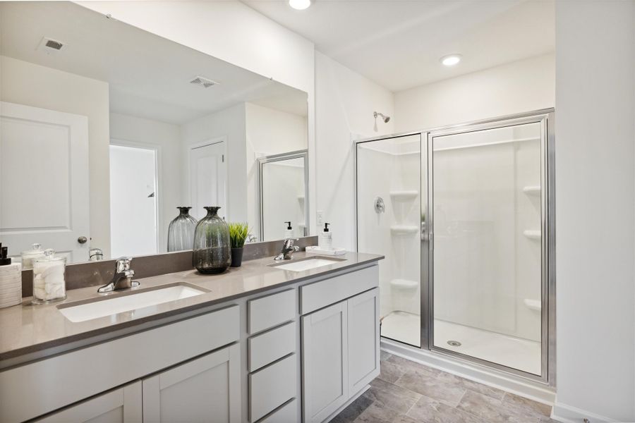 Representative furnished interior of a home built from the Richland by D.R. Horton in The Ridge at Neals Landing, Knoxville (Image 15).