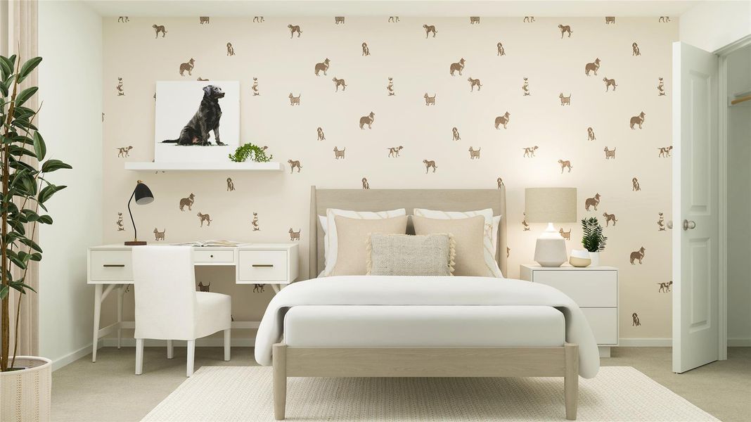 Furnished interior view inside a new home in Firefly Pointe, Hutto (Image 6).