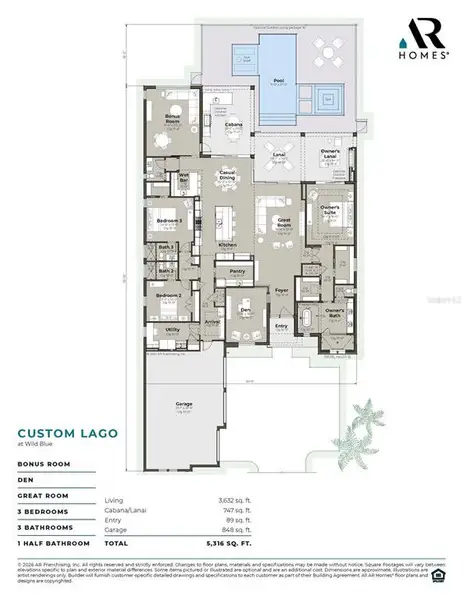 2D floor plan layout of this home in , Sarasota, FL (Image 4).