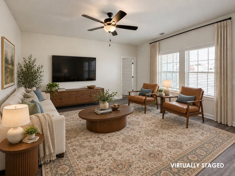 Furnished interior view inside a new home in Doctor's Creek, Ludowici (Image 6).
