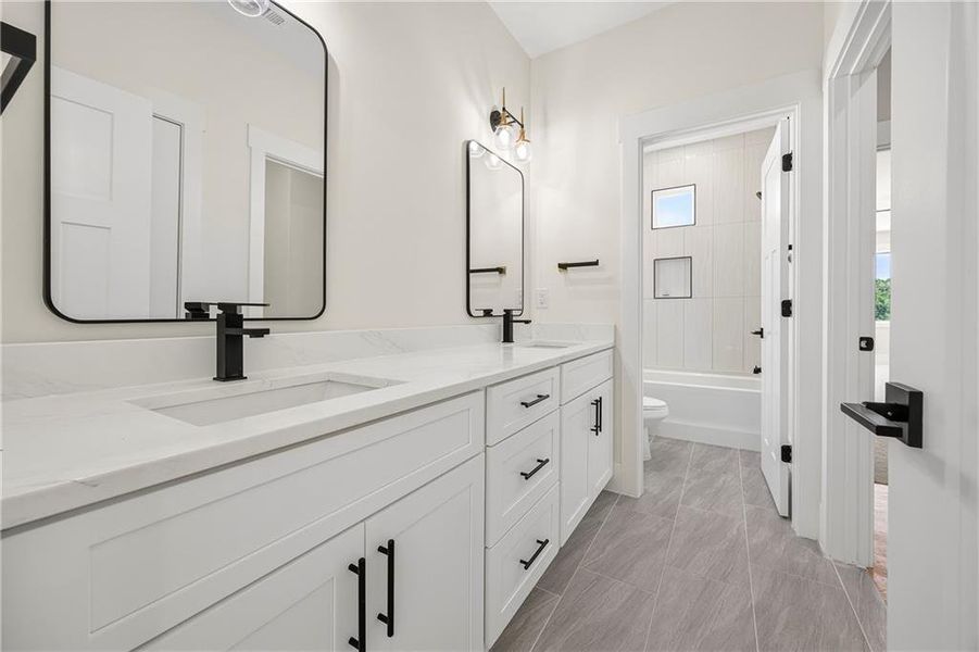 Furnished interior view inside a new home in , Marietta (Image 48).