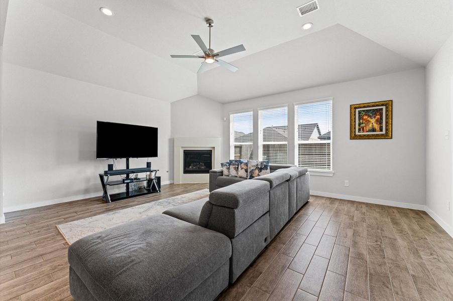 View of the family room View of the family room