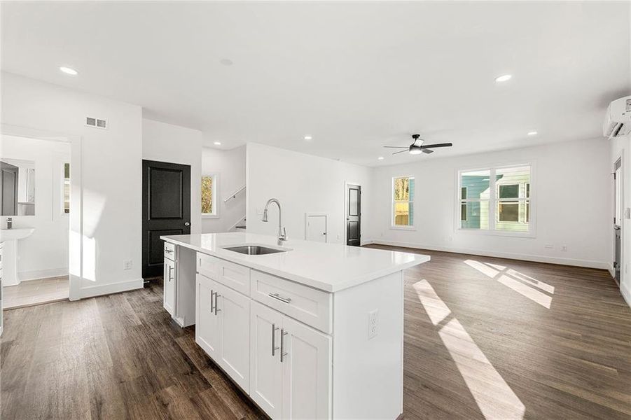 Furnished interior view inside a new home in , Atlanta (Image 5).