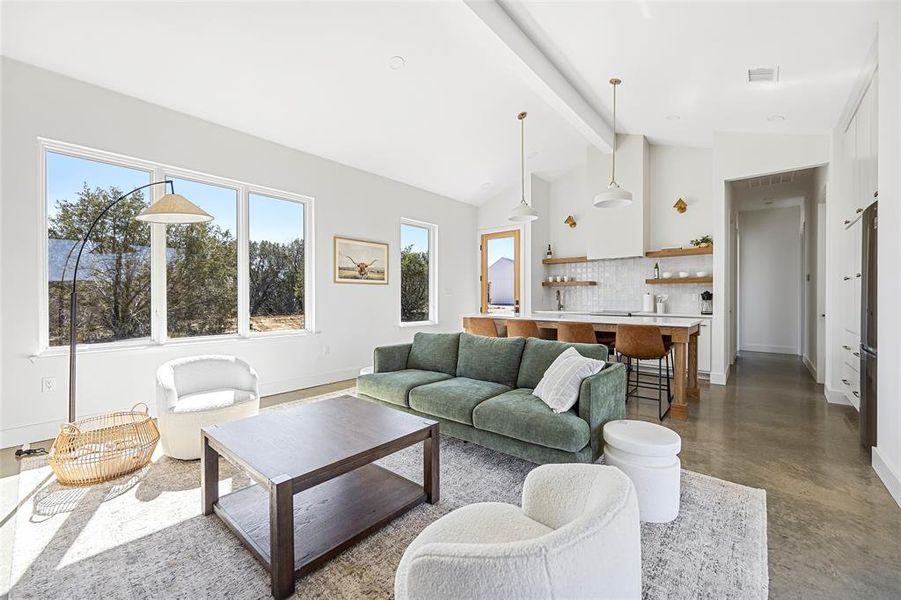 Furnished interior view inside a new home in , Strawn (Image 17). Furnished interior view inside a new home in , Strawn (Image 17).