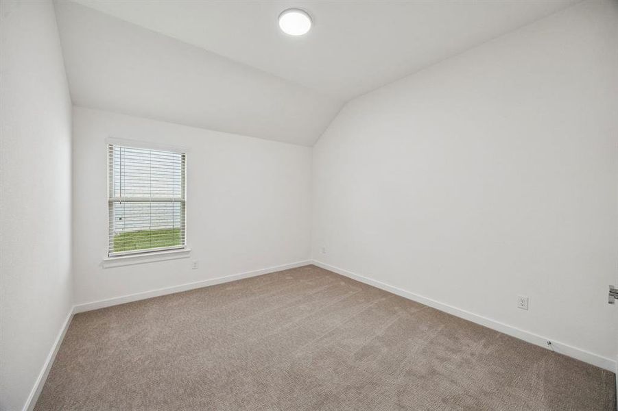 Bedroom in the Gilmour II home plan by Trophy Signature Homes – REPRESENTATIVE PHOTO Bedroom in the Gilmour II home plan by Trophy Signature Homes – REPRESENTATIVE PHOTO