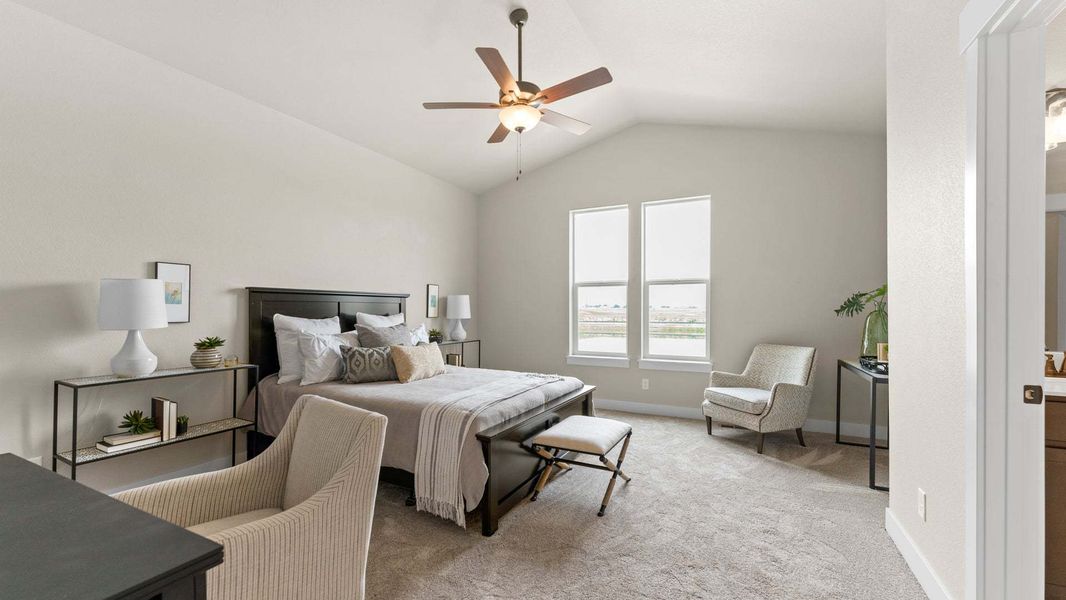 Primary Bedroom - Not Actual Home - Finishes May Vary