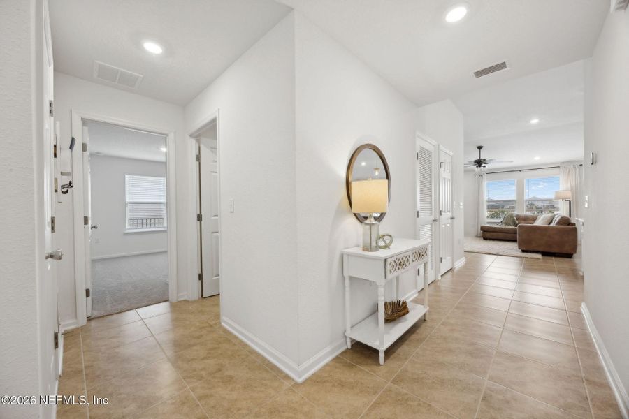 Furnished interior view inside a new home in Panther Creek, Jacksonville (Image 10). Furnished interior view inside a new home in Panther Creek, Jacksonville (Image 10).