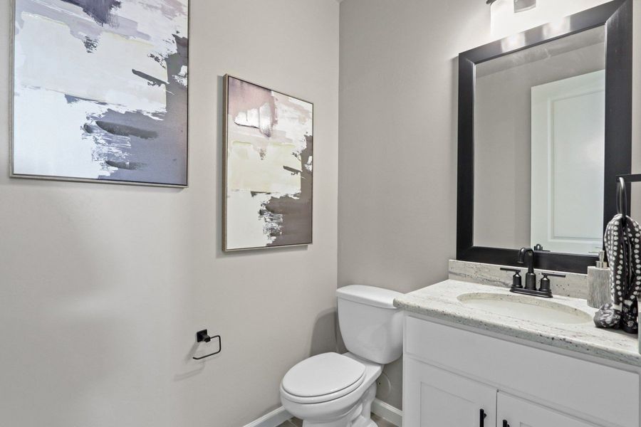 Representative furnished interior of a home built from the Pershing by Hakes Brothers in Paseo Del Este, El Paso (Image 42).